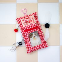 hey!fluffy holder (체크)