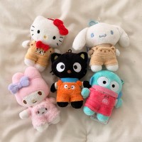 산리오 멜빵 바지 인형 가방 키링 5종 헬로키티 한교동