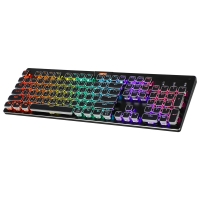 앱코 HACKER K840 스퀘어 레트로 축교환 기계식 풀배열 유선 키보드