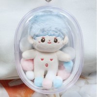 [홍은]때안타는 인형 보관 파우치 키링 아이돌 굿즈 피규어 보관함