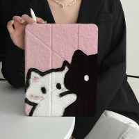 아이패드 고양이 캐릭터 펜슬수납 케이스