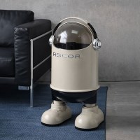 스페이스 워커 오브제 2중구조 냄새차단 인테리어 쓰레기통 20L