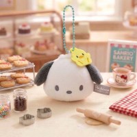 산리오 캐릭터즈 포차코 얼굴 가방고리 커플 5cm