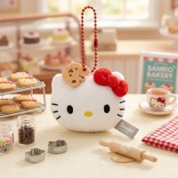 산리오 캐릭터즈 헬로키티 얼굴 가방고리 커플 5cm