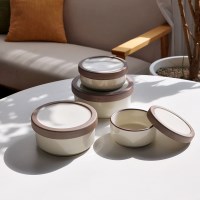 포보 차곡 국산 도자기 뚜껑 찬기 4size 택1