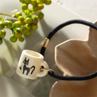 [마녀배달부 키키] 헤어고무(지지의 화이트머그컵)