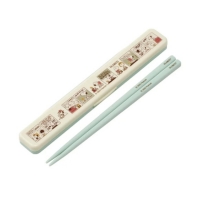 스누피 피너츠 코믹 무소음 젓가락 세트 18cm