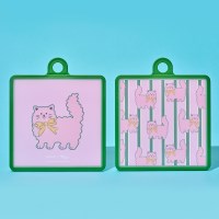 글라스락 위글위글 양면 도마 1P (키튼)