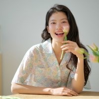 비안나 반팔 여성페어 아이보리 (60수)