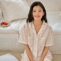 실렌느 반팔 여성페어 아이보리 (40수)