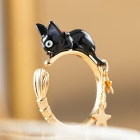 [마녀배달부 키키] 키키의 선물(반지13호_빗자루&지지)