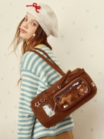 버블팝 토트백 여성 미니 디자이너 브랜드 대학생 가방 데일리 핸드