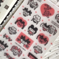 [4/10순차출고]윤구 소녀를 위한 투명스티커