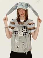 유니버스 백팩 여성 미니 디자이너 브랜드 대학생 가방 데일리 보부