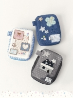 투웨이 자수 파우치 여성 미니 디자이너 브랜드 귀여운 대학생 수납 