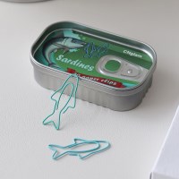 통조림 물고기 디자인 페이퍼 클립 세트