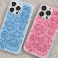 [반투명 몽키엔젤]아이폰17 에어 프로 갤럭시s25 s26 커플 선물