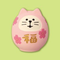 concombre 벚꽃이 피는 고양이 달마