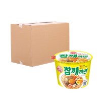 [박스] 오뚜기 참깨라면 큰컵 110g 12입