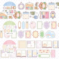 벽데코,말풍선2,기록한줄 키스컷