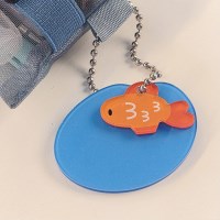 금붕어 레이어드 아크릴 투명 키링