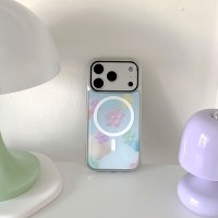 [범퍼실버]3D 플라워 맥세이프 폰 케이스