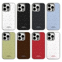 9C9C 도트 패턴 실버 에폭시 케이스