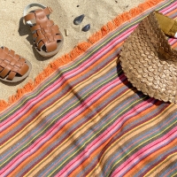 위에 oui.e 스트라이프 피크닉매트 감성 돗자리