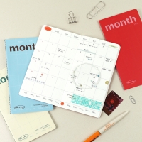 메이크 어 메모 리프 노트 - Month