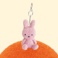 트위드 미피 키링_ 파스텔 핑크