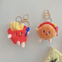 멜팅치즈 패스트푸드 얌얌 키링 열쇠고리