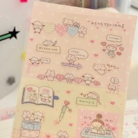 [하트쉽] 하트 가득 먼슬리 스티커