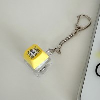 [withsome made]킵고잉 해야지 (옐로우 배경) LED 키캡 키링(1구)