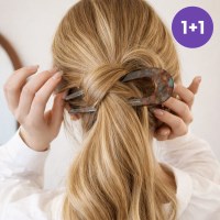 루라엘 1+1 U자 비녀 아세테이트 13cm 라지 빅 올림머리 뒤꽂이 A292