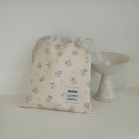 ouior basic string pouch_rose lilac