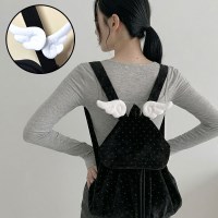 천사 날개 핀 날개핀 깃털 가방 악세사리 꾸미기 브로치 배찌 포인트