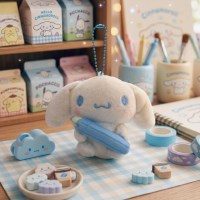 산리오 열공 가방고리 8cm 시나모롤