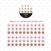 땡땡별 숫자 키스컷