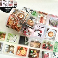 감성 우표조각 키스컷