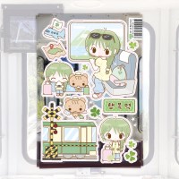 행복을 찾는 여행 스티커