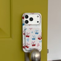 [set] blurry cherry case [맥세이프 하드 폰케이스+맥세이프 카드슬
