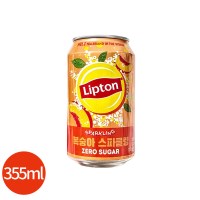 립톤 복숭아 스파클링 제로 355ml x 24개