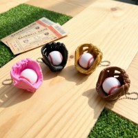 야구 글러브 클리커 미니 열쇠고리 가방고리 백참 감성 소품 악세사