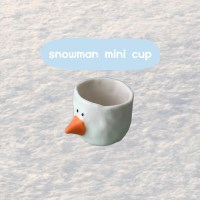 Snowman mini cup