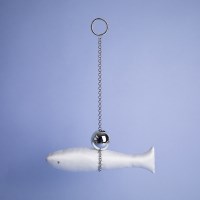 [선물포장]Luck Fish (White) 액막이 명태 오너먼트 집들이 개업선물