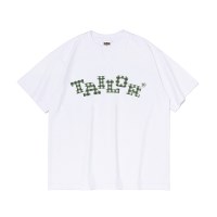 테일러 체크 아크 로고 반팔티 (화이트)