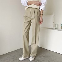 [클리어런스]핀턱 와이드 데일리 베이직 팬츠 바지_5