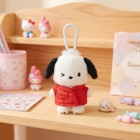 산리오 장꾸 패딩 가방고리 13cm 포차코