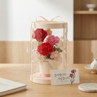 뜨개 카네이션 어버이날 스승의날 선물 뜨개꽃 부모님 생신 꽃선물