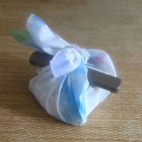 손수건 또는 도시락 보자기. 샤베트